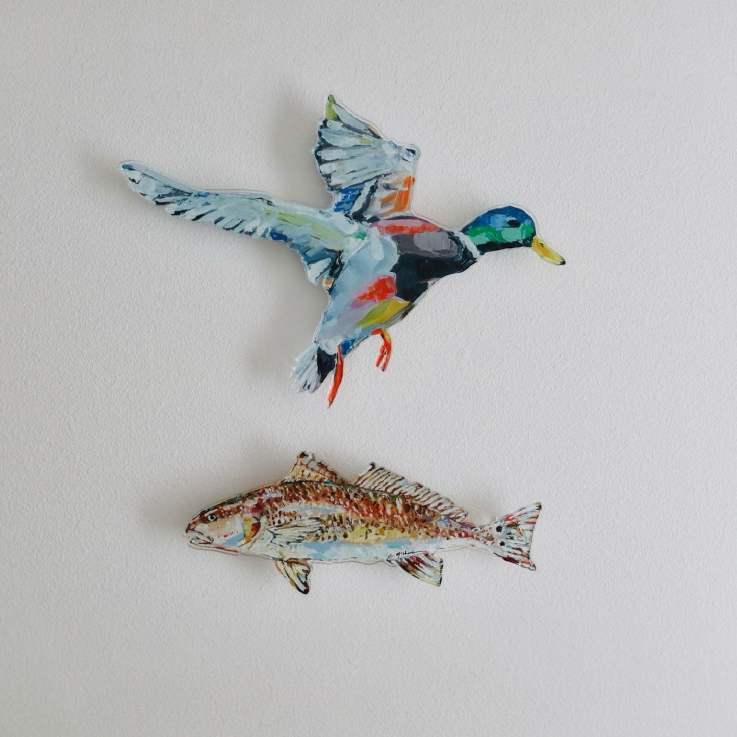 Take Flight Mallard Duck Acrylic Wall Contour
