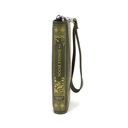 a green book with gold text