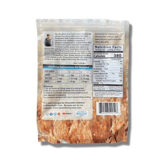 Purity Protocol Certified Gluten Free Oats