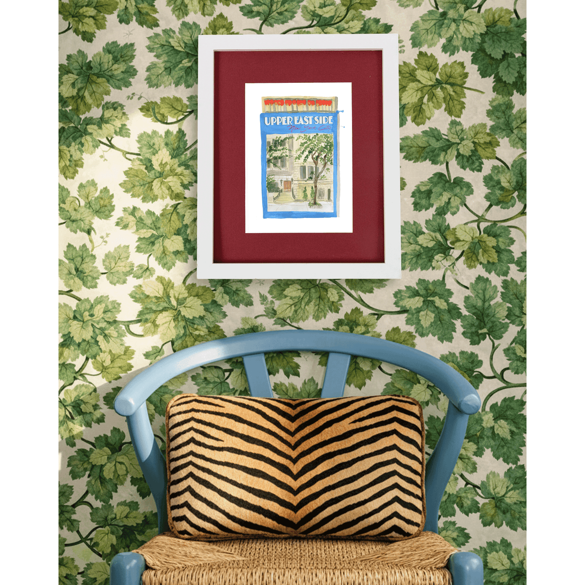 Upper East Side NYC Matchbook Art Print