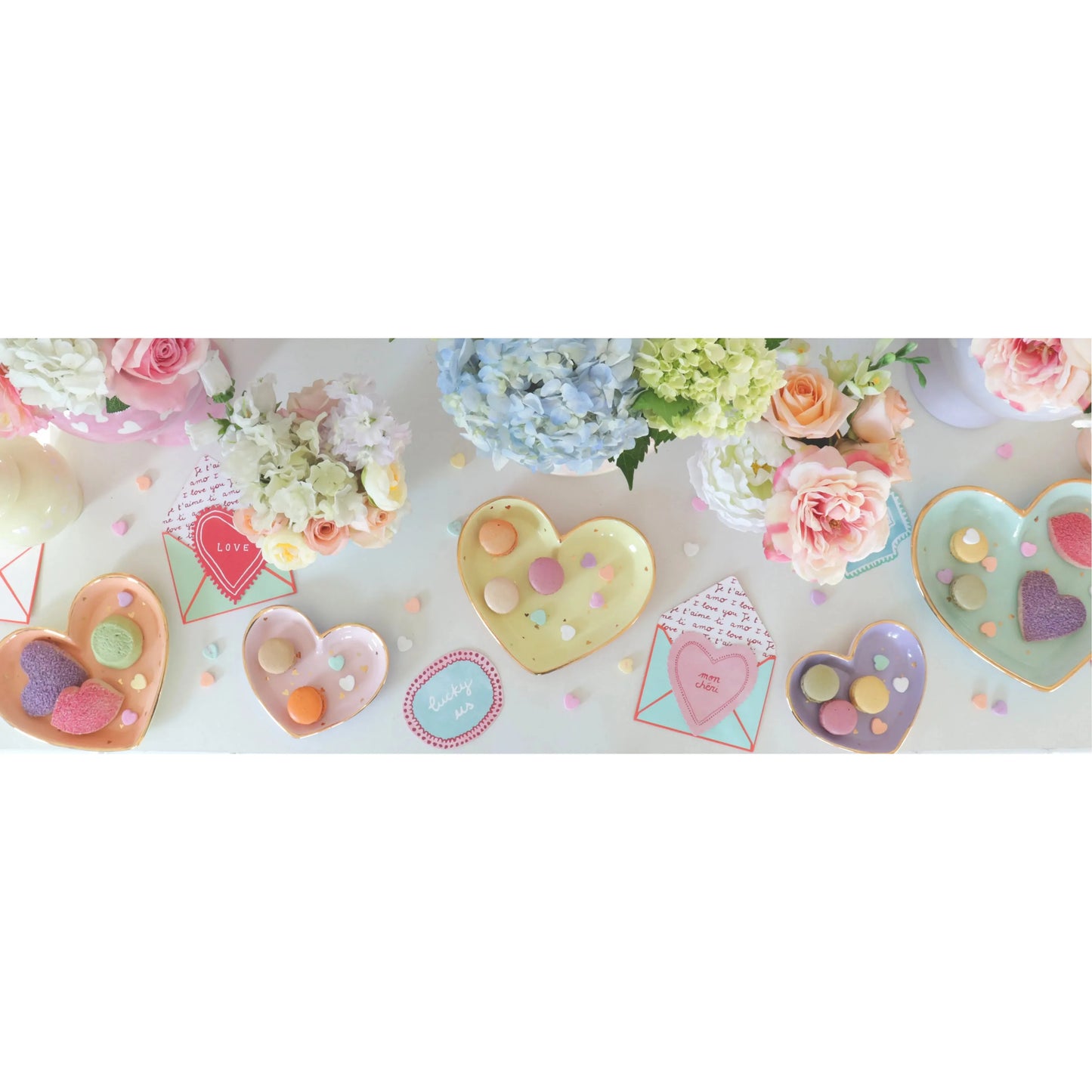 "Love is in the Air" Ginger Jars in Bubble Gum Pink