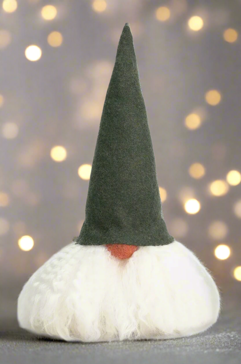 Tomte Gnome - Viktor (Green Cap)