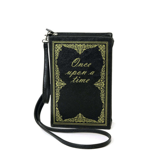 a black book with gold writing on it