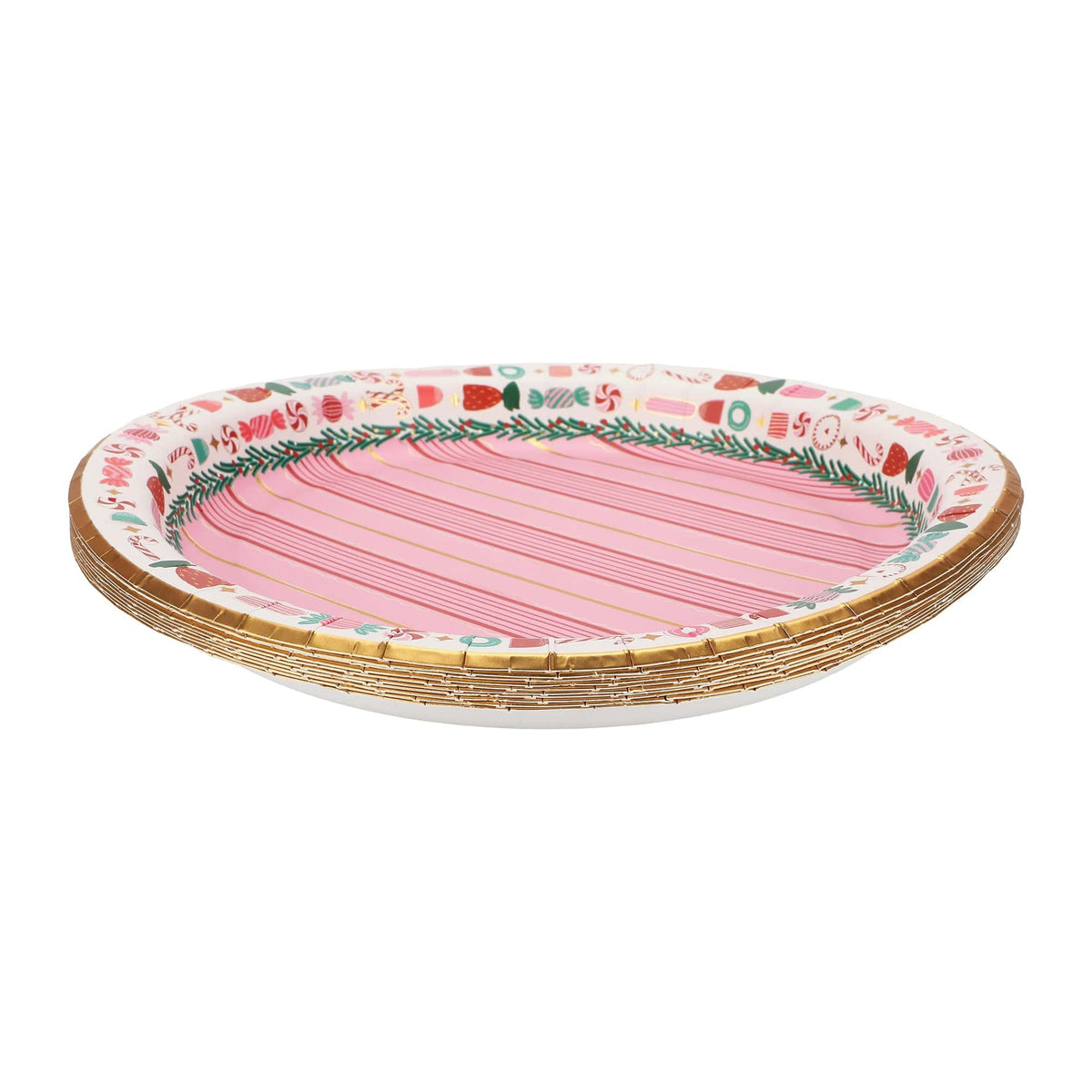a plate with a pattern on it