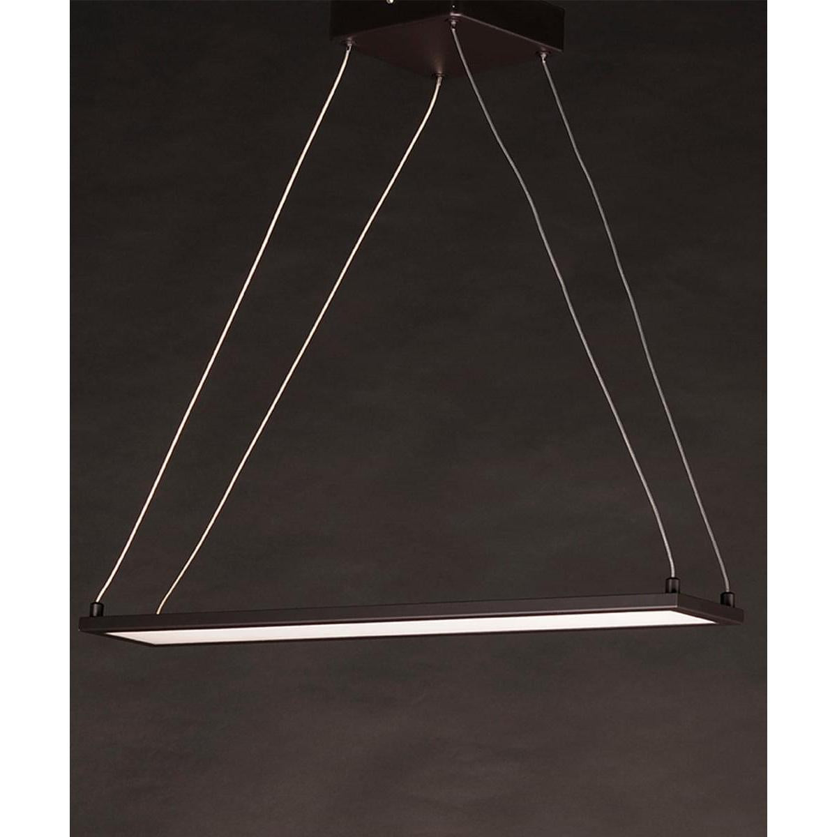 Wafer 24"L 1-Light LED Island Light Fixture Bronze Finish by Maxim