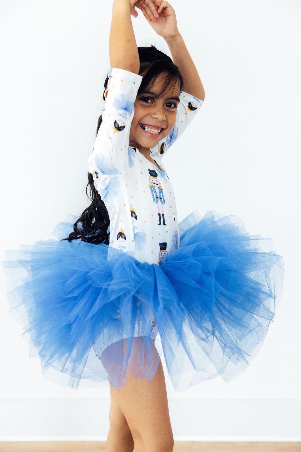 a girl in a tutu