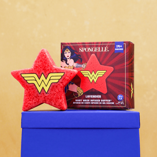 a star shaped soap with a logo on it