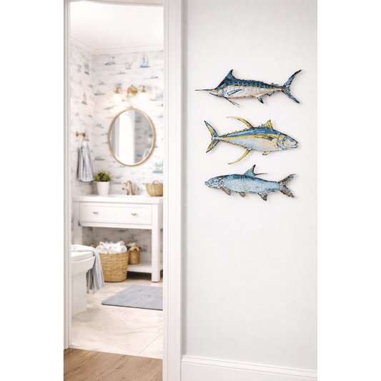 Yellowfin Tuna Acrylic Wall Contour