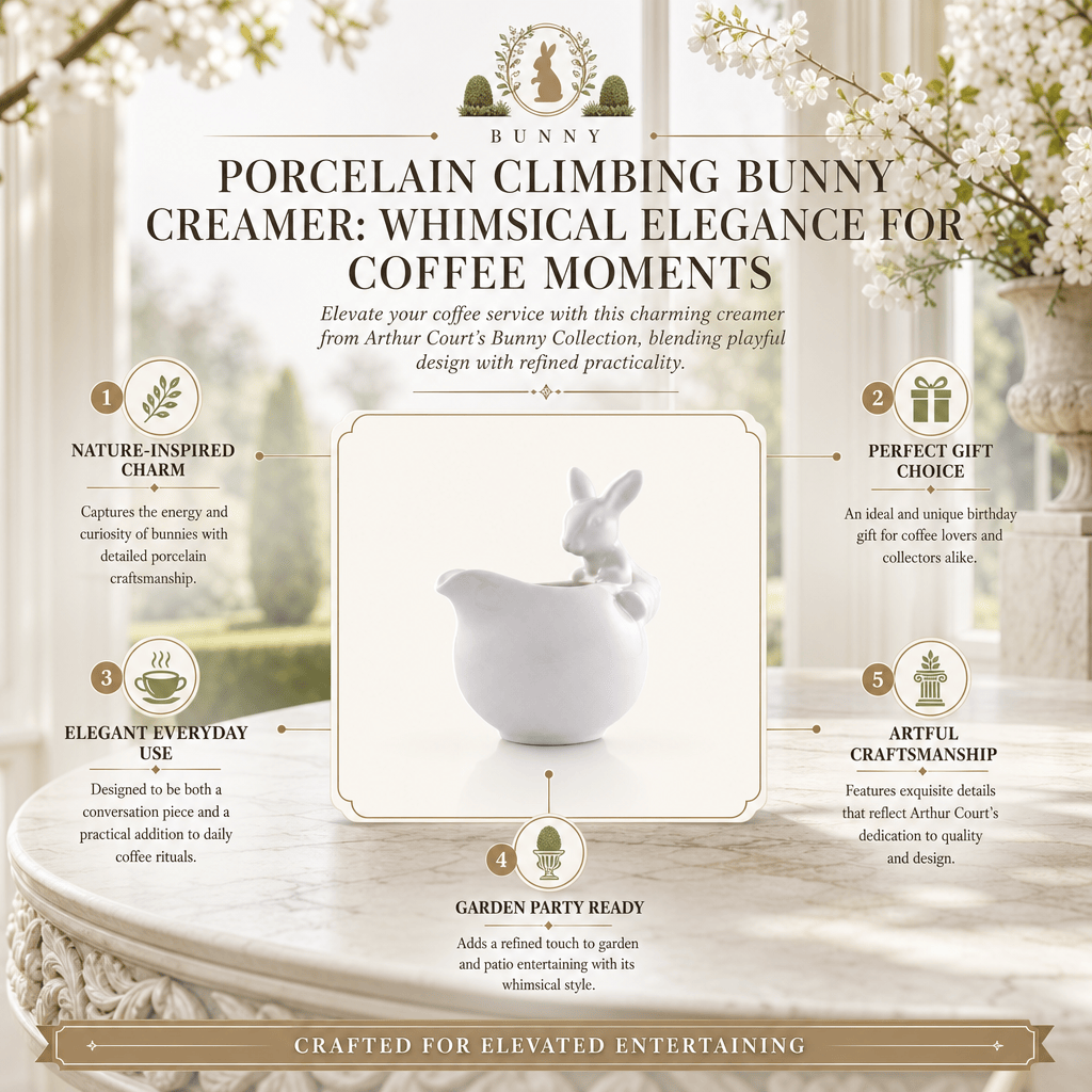 Porcelain Climbing Bunny Creamer