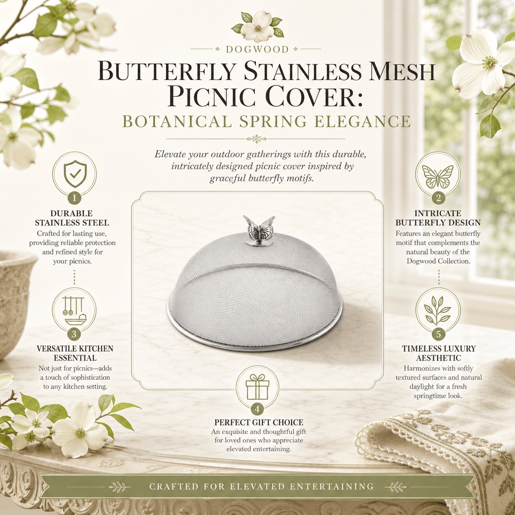Butterfly Stainless Mesh Picnic Cover