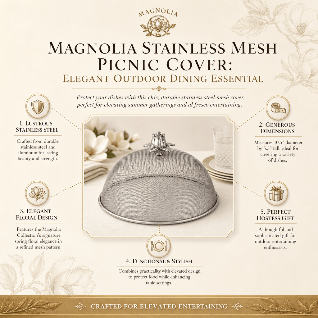 Magnolia Stainless Mesh Picnic Cover