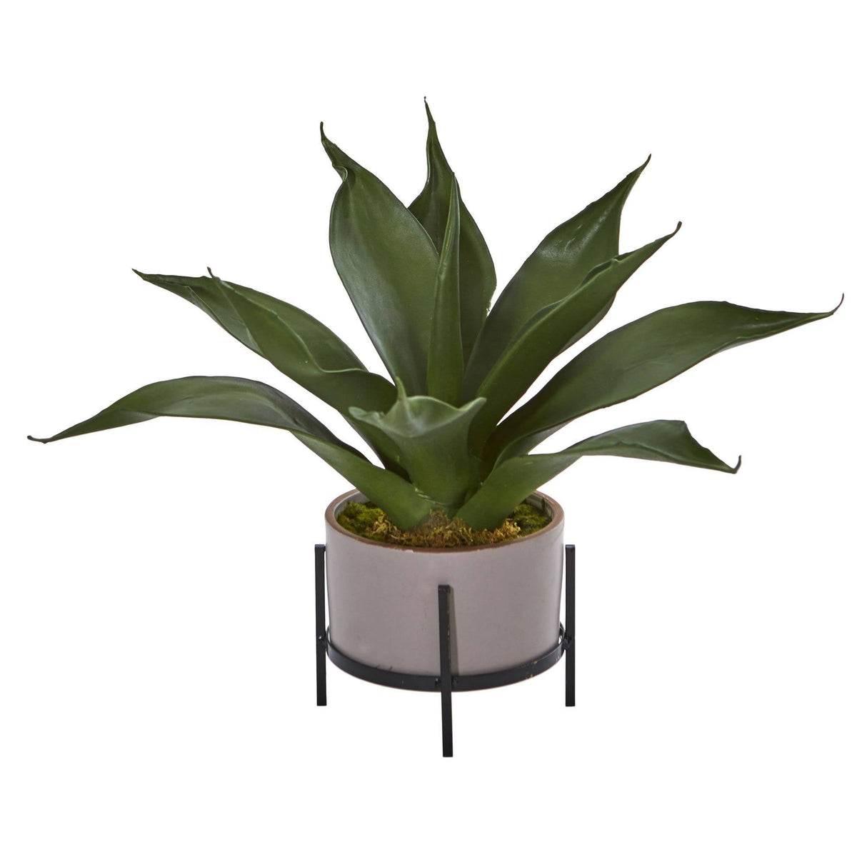 14” Artificial Agave Succulent in Decorative Planter