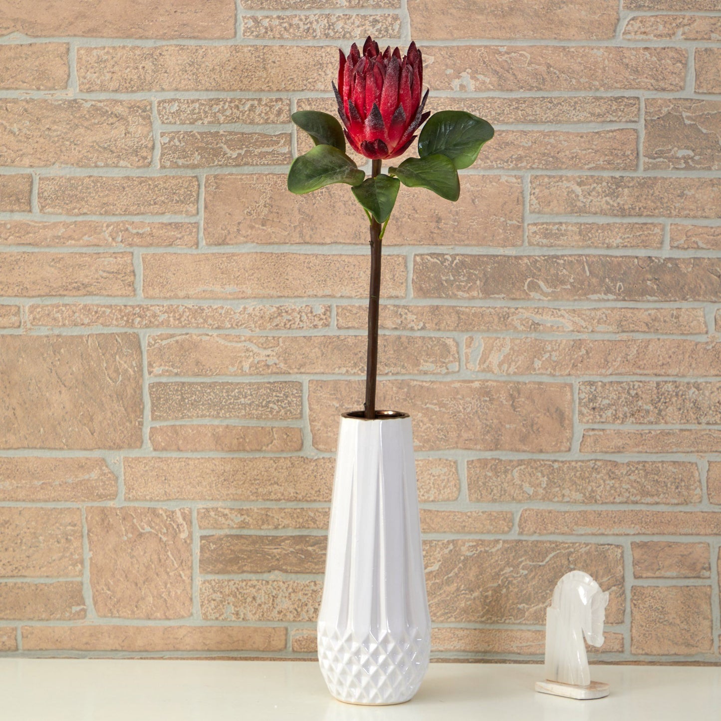 23” King Protea Artificial Flower (Set of 4)