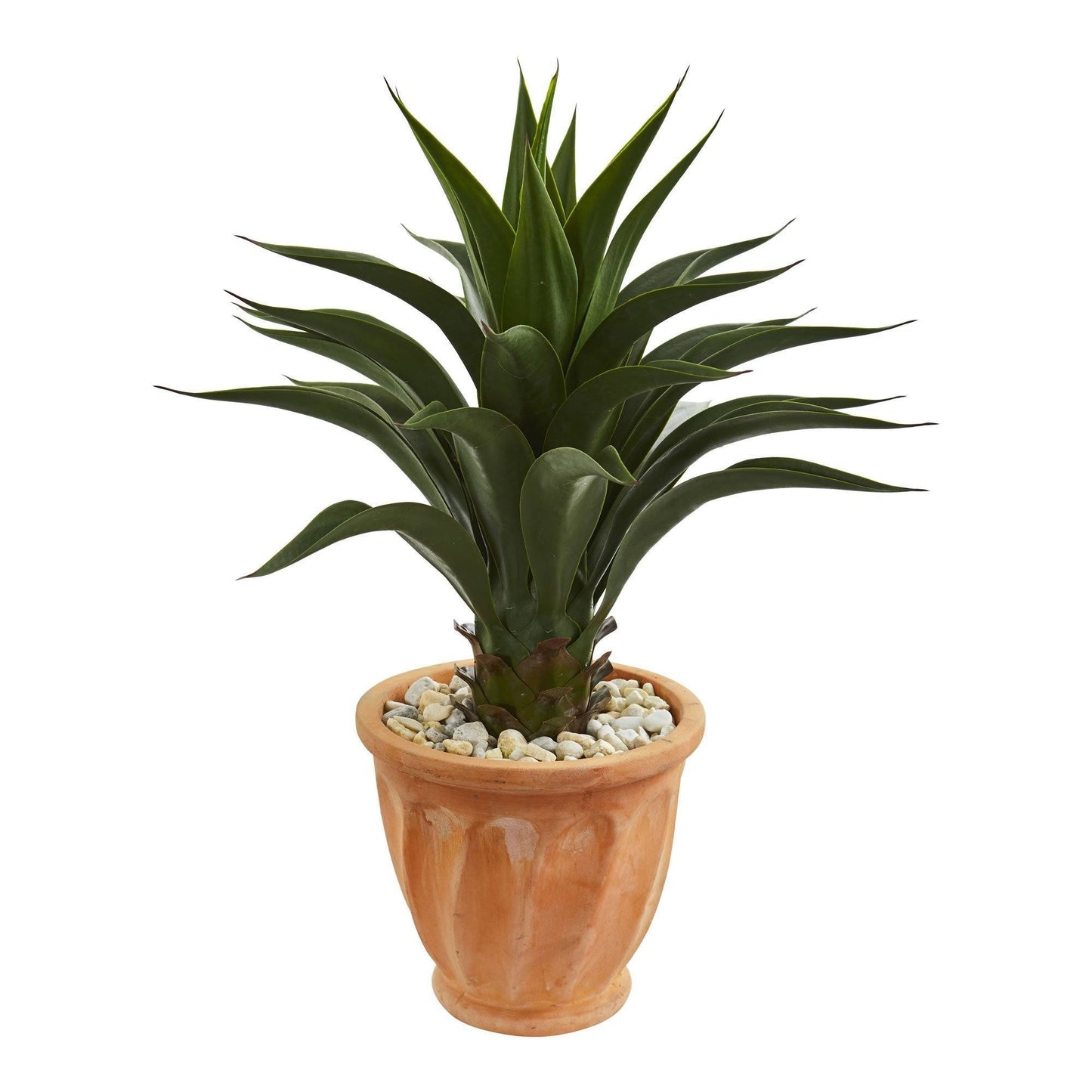 2.5' Agave Artificial Plant in Terra Cotta Planter