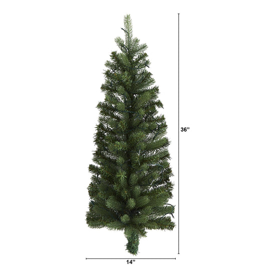 a tall green tree with a white background