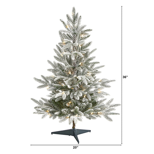 a christmas tree with lights