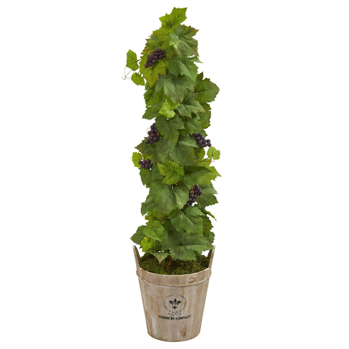 3.5’ Grape Artificial Plant in Barrel Planter