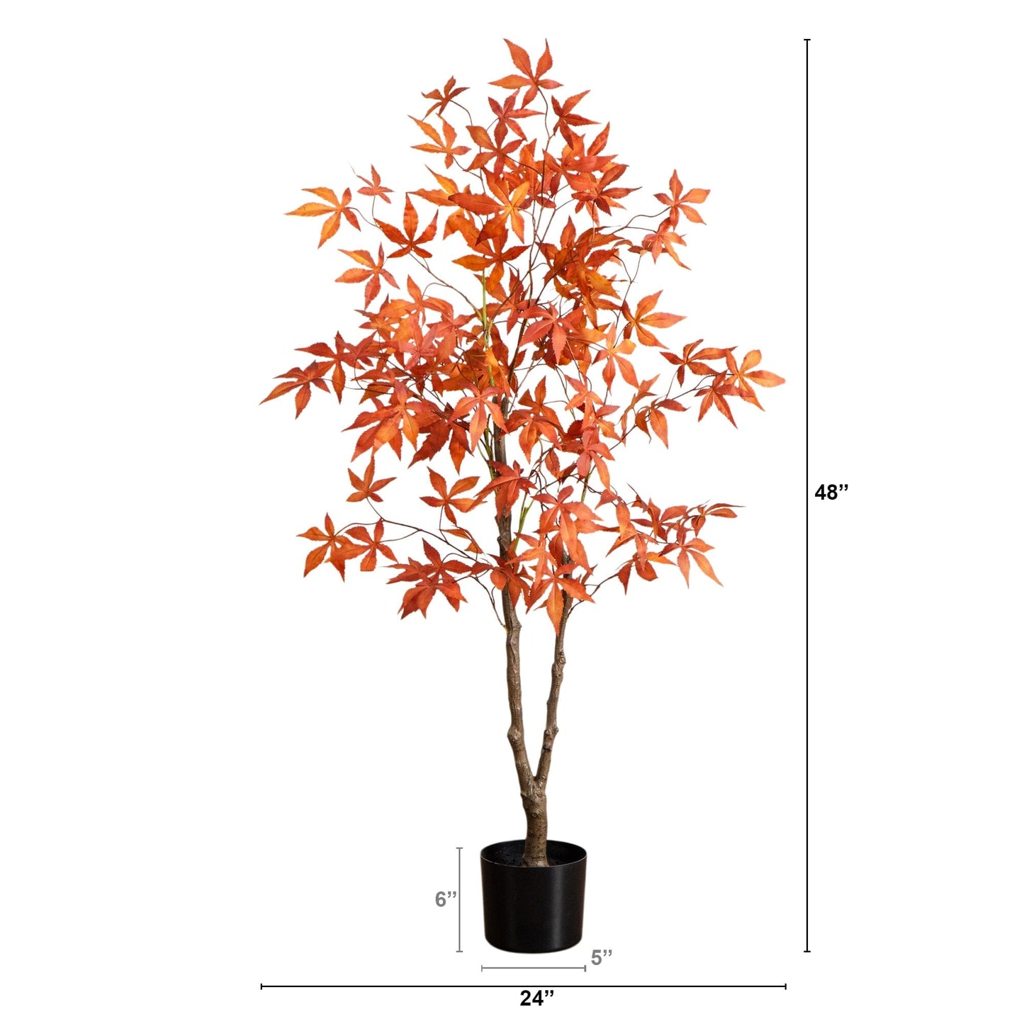 4' Autumn Japanese Maple Artificial Fall Tree