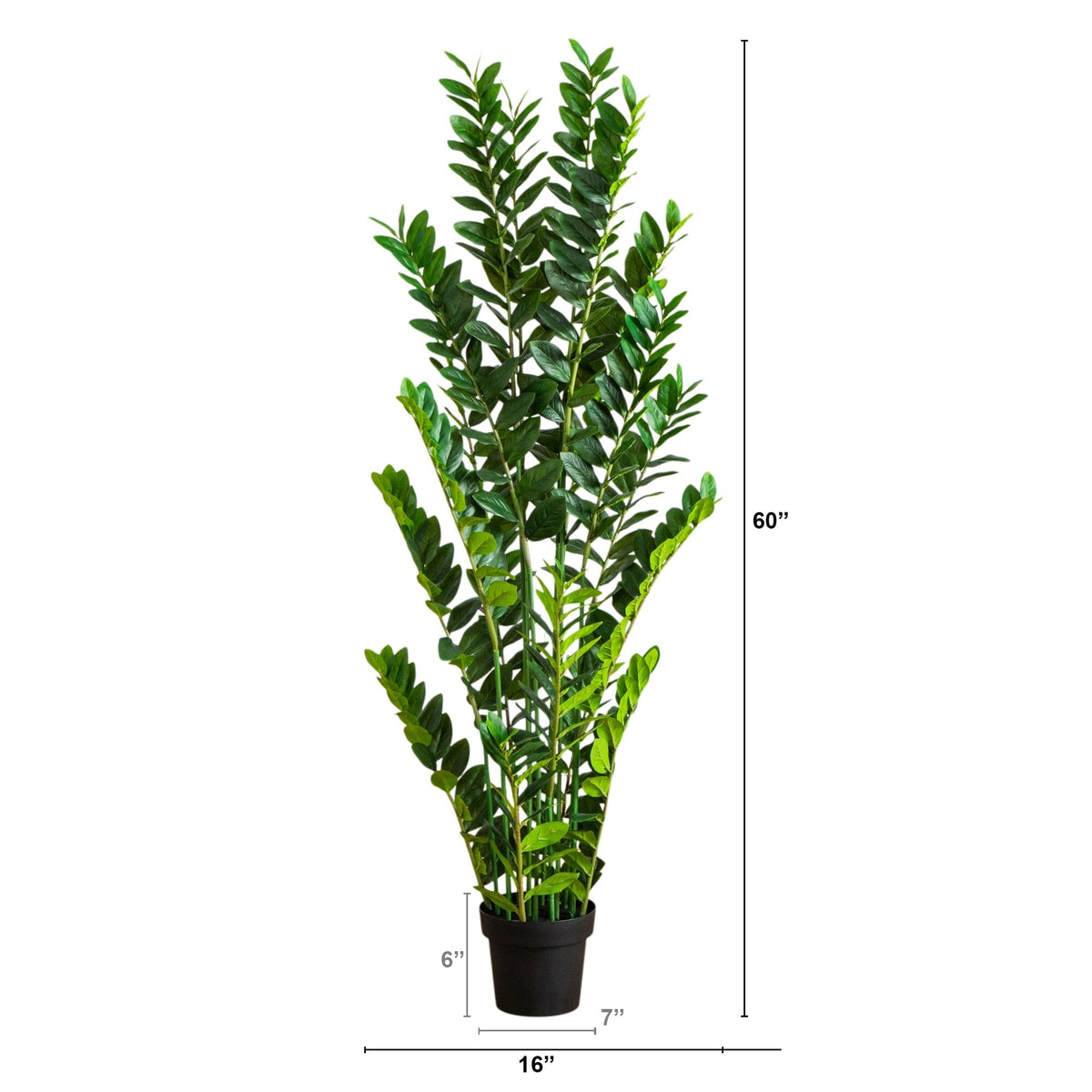 5' Artificial Zamioculcas Plant