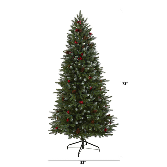 a tall christmas tree with a height of 2 inches