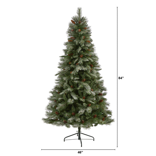 a tall christmas tree with a height of 4 inches