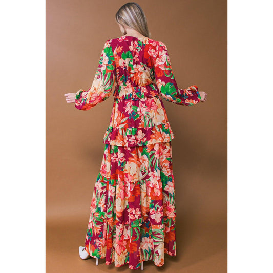 LEAVE YOU SPEECHLESS WOVEN MAXI DRESS