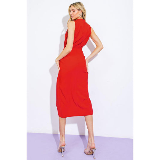 VINEYARD DAYS WOVEN MIDI DRESS