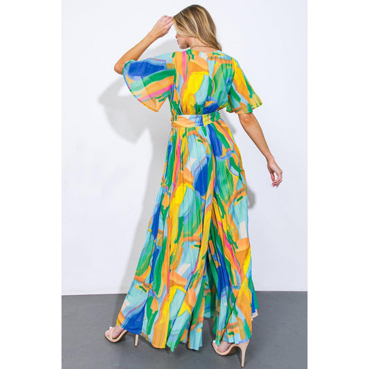 SPIRIT OF NOEL WOVEN JUMPSUIT