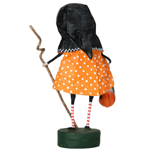 Baba Yaga Halloween Figurine by Lori Mitchell — 5.5-Inch Poly Resin Folk Art Collectible