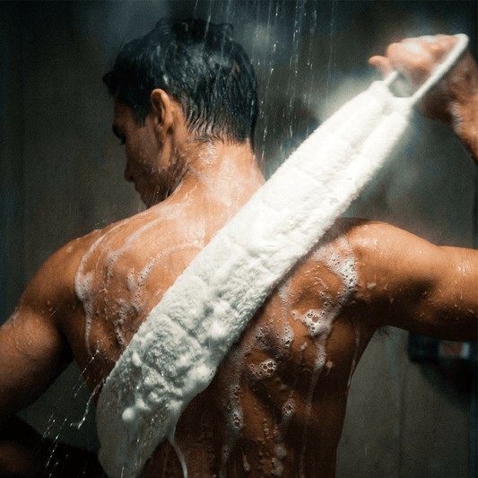 Men's Super Body Wash Infused Back Scrubber