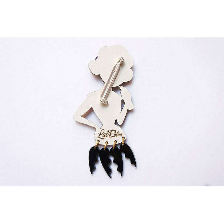 Bat Girl Brooch by Laliblue