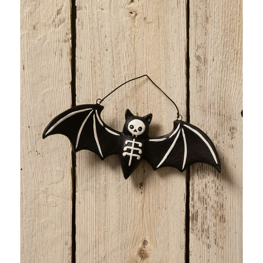 Batty Skeleton Ornament | Halloween Decor | Bethany Lowe