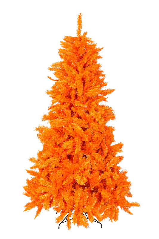6' Orange Norway Pine Christmas Tree