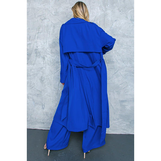 BOSS BABE WOVEN TRENCH COAT