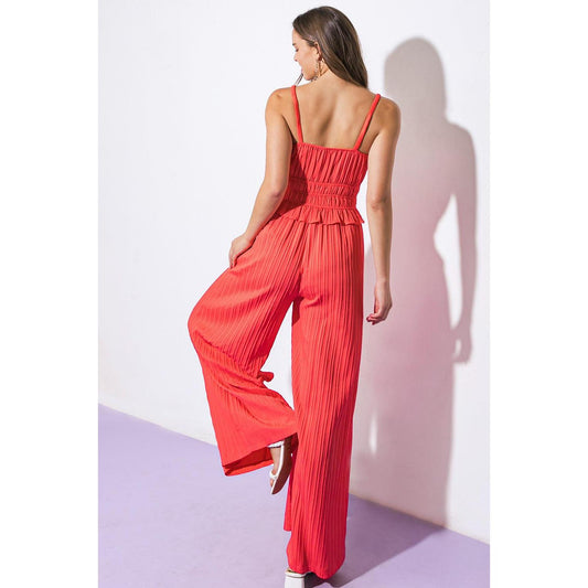 WITHIN MY HEART WOVEN JUMPSUIT