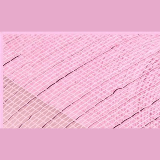 10" Poly Deco Mesh Ribbon: Pink Metallic (10 Yards)