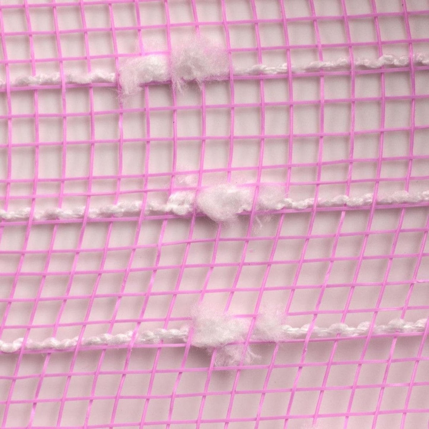 10" Snowball Deco Mesh Ribbon: Pink & White (10 Yards)