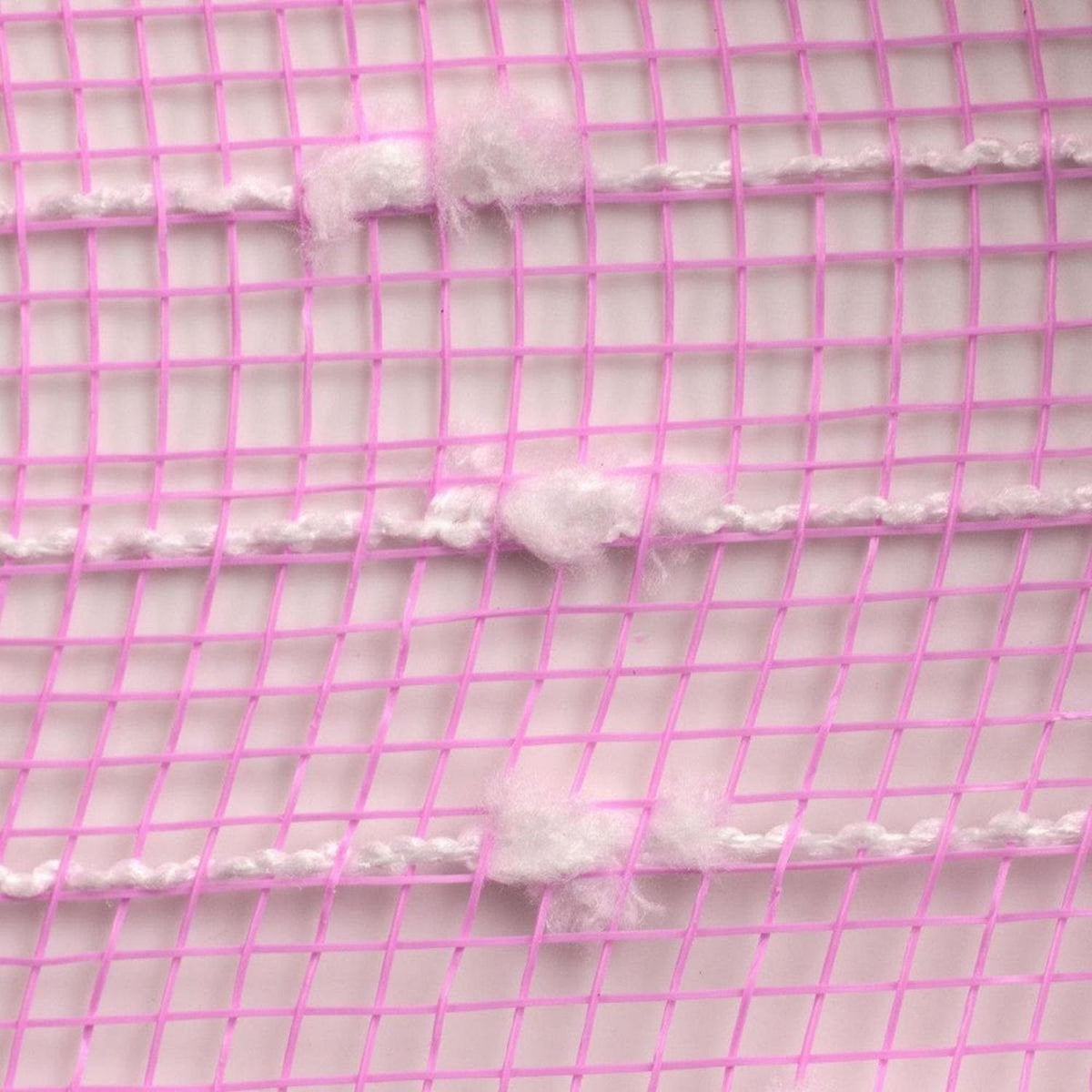 10" Snowball Deco Mesh Ribbon: Pink & White (10 Yards)