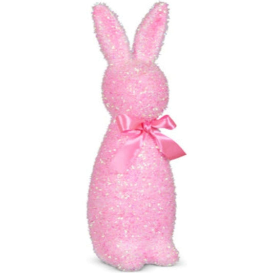 12" Iridescent Flocked Bunny