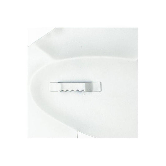 12" Metal Cookie Bunny Sign: White