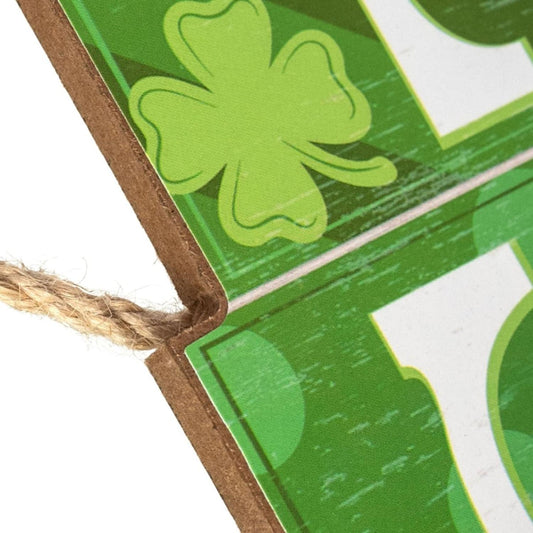 14" Wooden Sign: St. Pat's Blocks