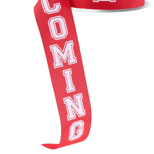 1.5" Homecoming Ribbon: Red/White (100 Feet)