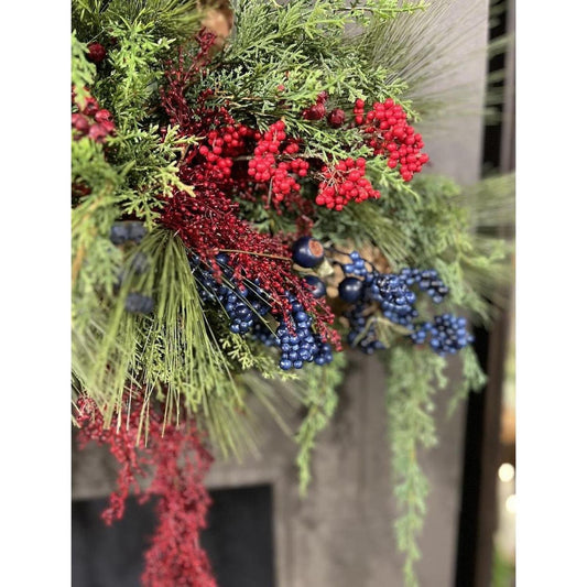 17" Juniper with Berries Bundle