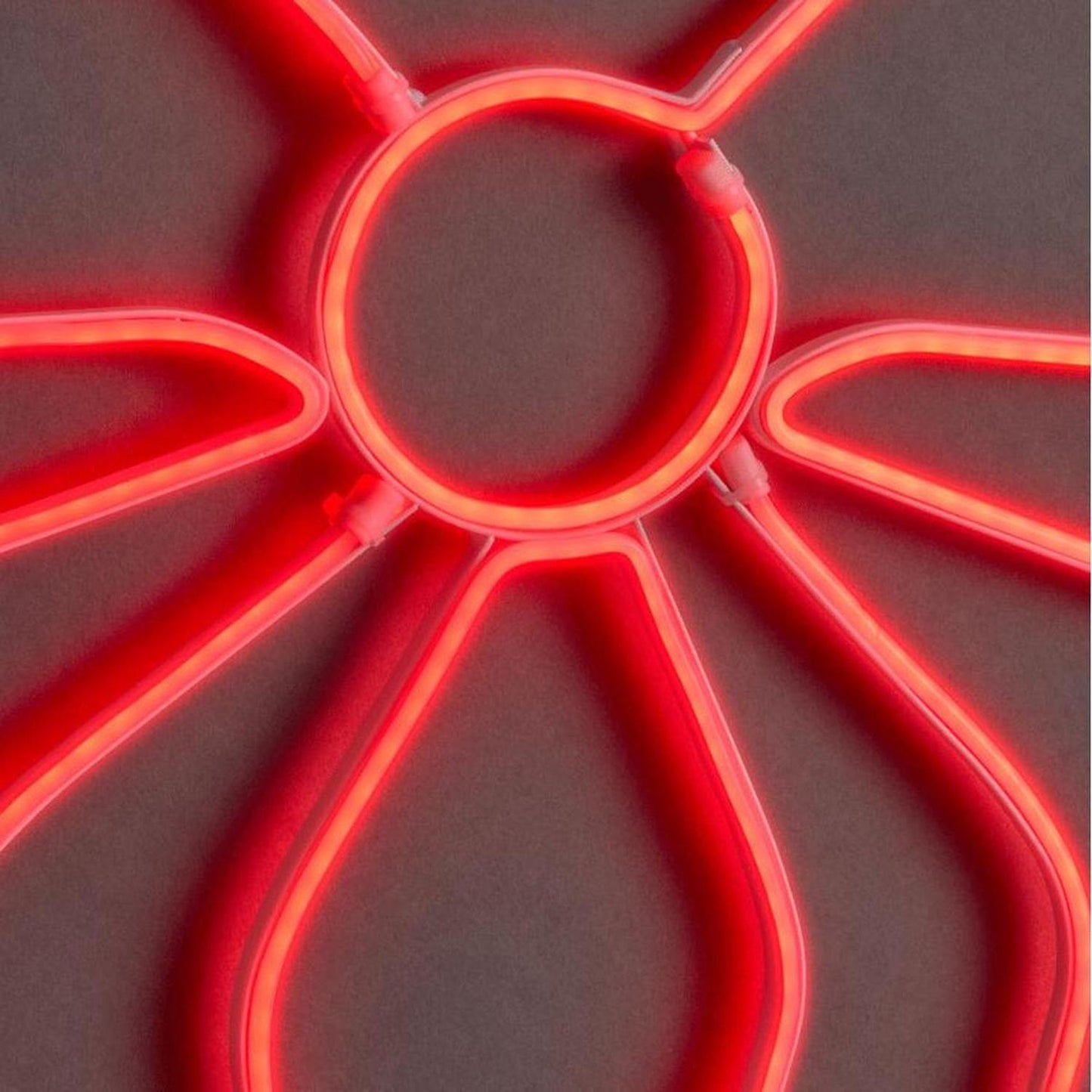 19" Lighted Neon Bow Christmas Window Silhouette