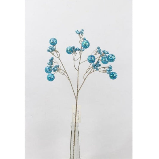 23" Glitter Ball Spray: Blue