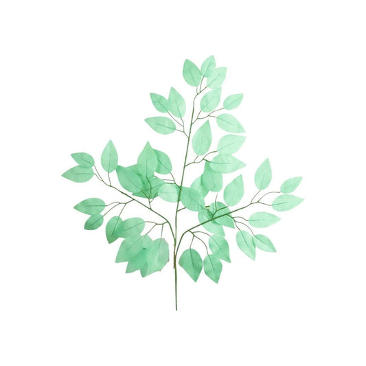 23" Silk Ficus Spray: Mint Green (Set of 12)
