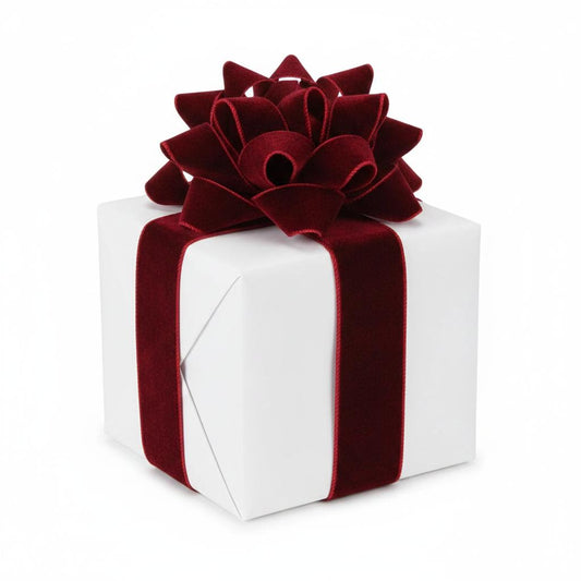 2.5" Deluxe Velvet Ribbon: Burgundy (10 Yard)