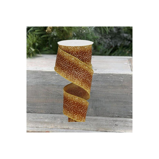 2.5" Faux Deer Fur Ribbon (10 Yards)