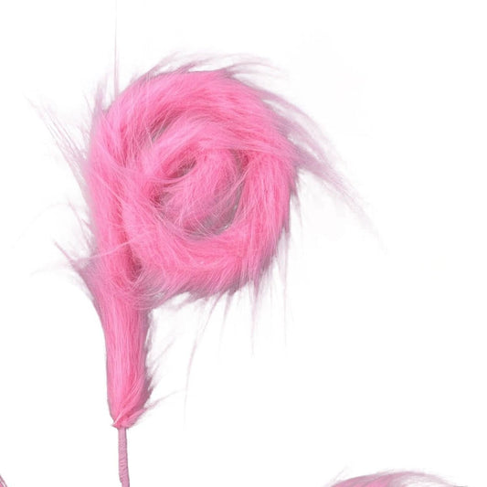 30" Furry Spiral Curly Spray: Pink