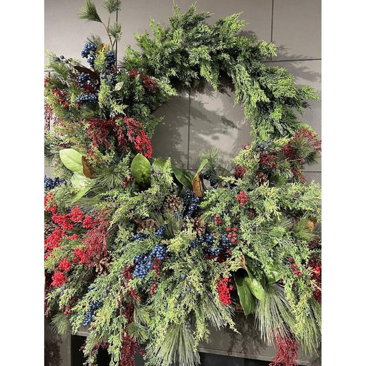 30" Red Berry Branch